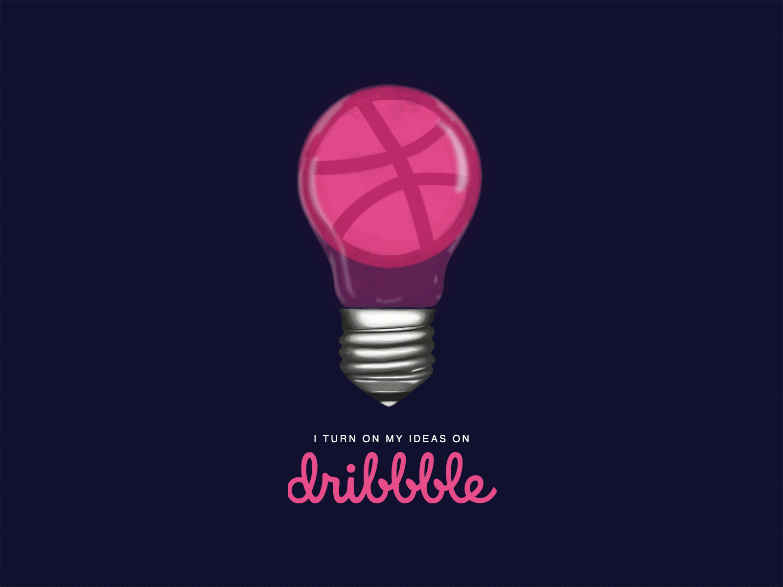 Hello Dribbble! adobe animation art branding debut design digitalart graphic design hellodribbble icon idea illustration lettering lightbulb logo photoshop typography