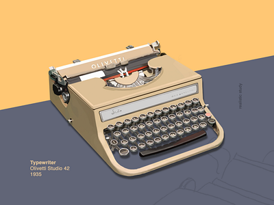 Typewriter | Olivetti studio 42