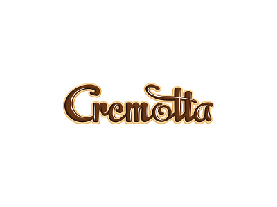 Cremotta | logo adobe brand brand design brand identity branding chocolate cream creativity design food brand graphicdesign idea illustrator logo logodesign logotype mark naming project vector