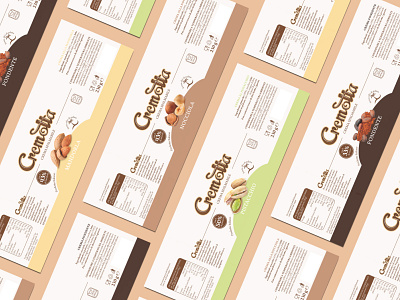Cremotta | labels adobe brand identity branding branding concept chocolate corporate cream creativity design food brand graphicdesign idea illustrator labels logo packaging photoshop productdesign project vector