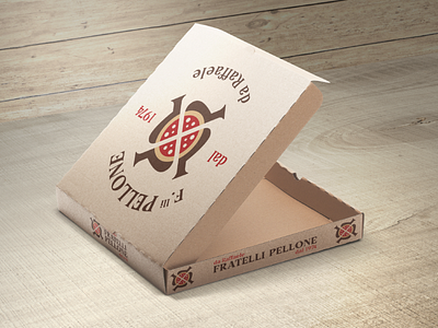 Fratelli Pellone | pizza box adobe brand brand design brand identity branding branding design design graphic design logo neapolitan pack package package design packaging packaging design pizza pizza box pizza logo pizzeria vector