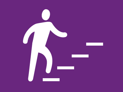 The Stairs icon man pictogram stairs walking