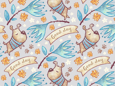Dream Time. Seamless Patterns - 3