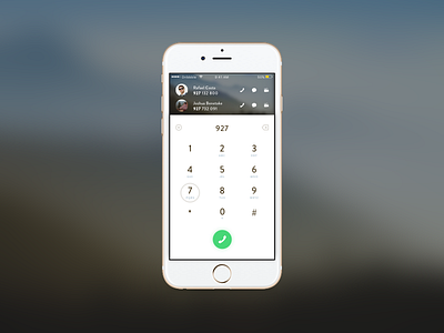 Day 003 - Dial Pad call contact daily100 dailyui day 003 dial pad facetime ios iphone messages mobile uiux