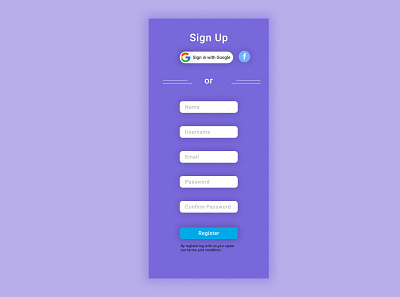 Sign Up Form 001 beginner dailyui dailyui 001 dailyuichallenge sign up form sign up ui task ui ux ui challenge