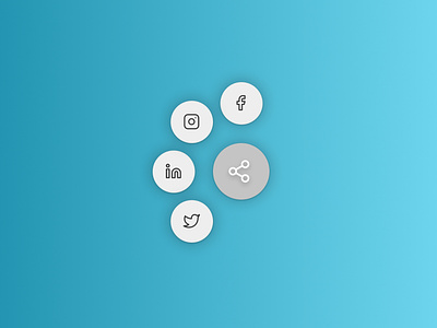 Social Share Button daily ui daily ui 010 dailyui dailyuichallenge design figma icons interface share button social share button socialmedia socialshare ui ux