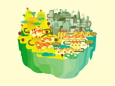 Tiny City city illustration sets
