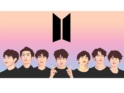 BTS Vector Art