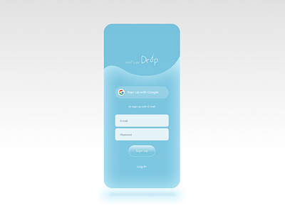 signup app dailyui dailyui 001 design ui