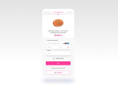 Credit Card Checkout app dailiyui002 dailyui design ui