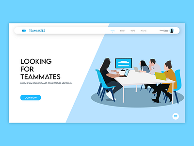 Teammates Web design