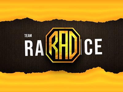 RAD (Radiance Gaming) Logo Design attractive home page clean design flat hero ending page hero image illustration typography ui vector webdesign website design