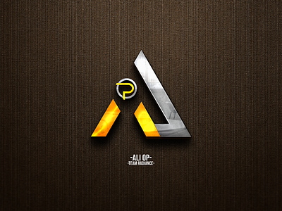 RAD Ali - Op (Radiance Gaming) Logo Design attractive home page clean design flat hero ending page hero image icon illustration logo typography vector