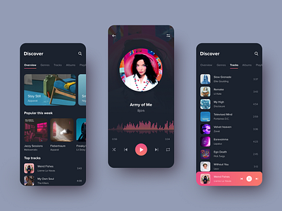 Music Player Dark