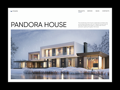 Website Redesign architecture clean design home house ui ux