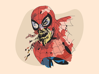 Retro Zombie Spiderman