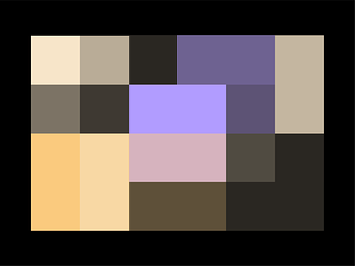 Blockwork adobe illustrator blocks branding censored color color palette color theory complementary design flat fun geometric golden illustration lilac purple shapes vector vector art