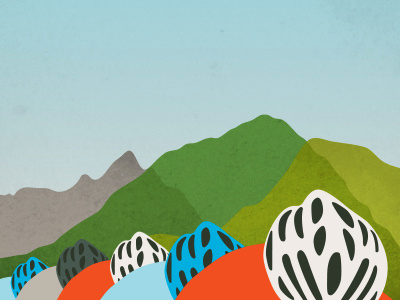 usa pro cycling challenge color cycling design illustration