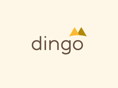 dingo WIP color design illustration logo