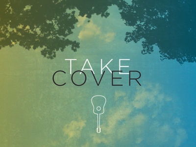 TAKE COVER design guitar mix music typography