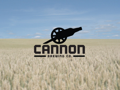 cannon brew beer design logo lost type co op outage