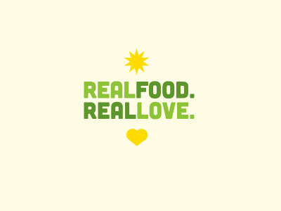real food. real love. color cubano logo logotype lost type co op