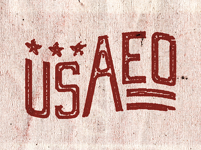 U.S.A.E.O. ago americaneagle logo soccer usa vintage