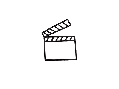 Action design doodle drawing illustration movies sharpie vector
