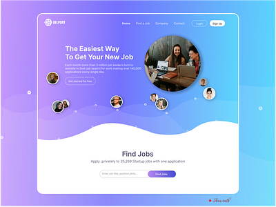 Job Portal Website Hero Banner