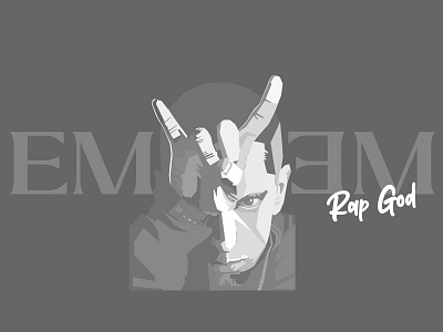 Vector Illustration Eminem design illustration vector