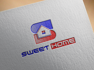 SWEET HOME background card decoration decorative design family graphic home house illustration lettering message retro sign sweet text type typography vector vintage