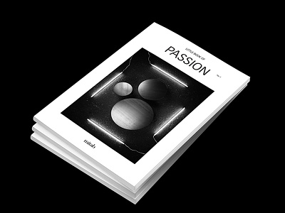 Book Of Passion - Catalogue art direction black catalogue cover graphic design layout monochrome white