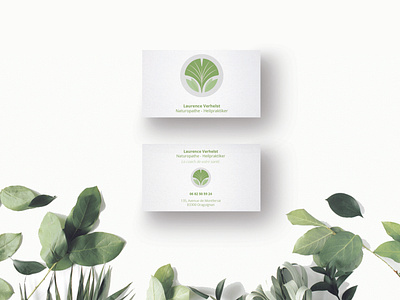 Logotype - Naturopathe business card businesscard calm french graphic design graphic designer logotype logotype design nature naturopath zen