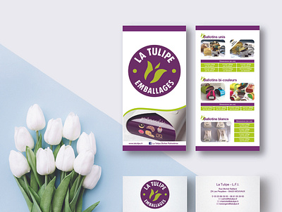 Logotype - La Tulipe brand flower france french graphic design graphic designer logo design logotype packaging pastry tulip