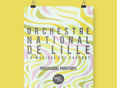 National Orchestra of Lille - Posters abstract art branding communication design france french graphic design graphic designer music national orchestra onl orchestra poster print