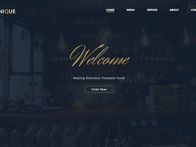 Restaurant Front Page UI Design fade restaurant restaurant app restaurant branding restaurant logo restaurants stylish font ui ui design uidesign uiux