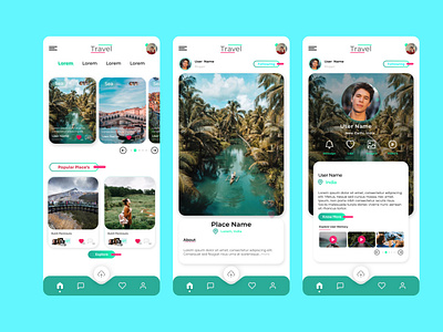 Travel App Design