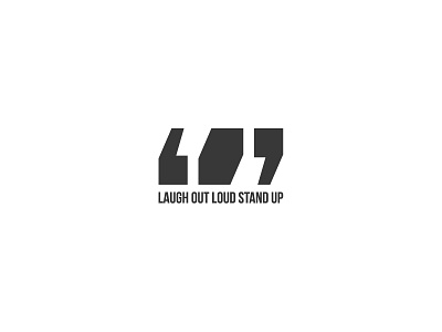 LOL Stand Up Logo club comedy laugh loud out stand up