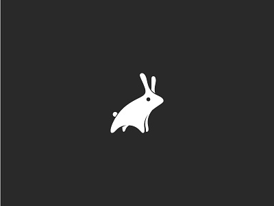 Bunny animal bunny carrot ears hop illustration logo tail