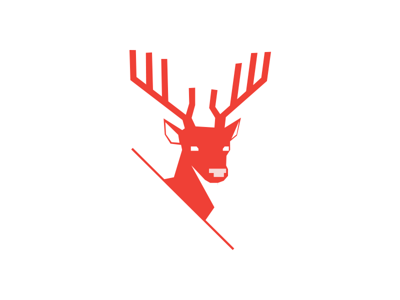 Deer deer icon logo