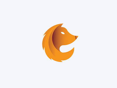 Fire fox animal fire fox logo wip