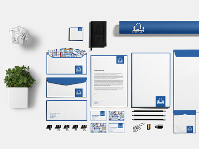 Mukalla city  brand stationary