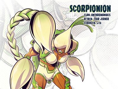 Scorpionion anime character design comic comic book comics illustration manga mutant onion scorpion sketch tmnt