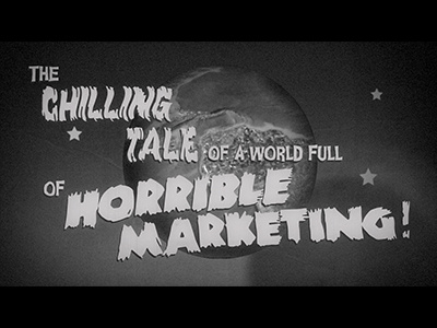 Animated Trailer - Stillframe animation horror movie retro sci fi type