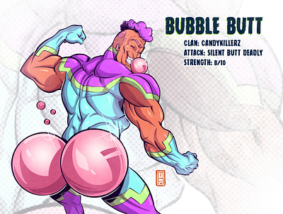 Bubblebutt copy 80s anime art character design comic comic book comics illustration manga mutant