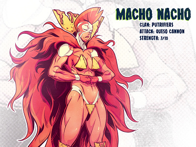 Macho Nacho 80s anime character design comic comic book comics illustration manga mutant tmnt