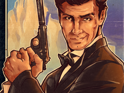 Secret Agent Man - Color by Mike Anderson on Dribbble