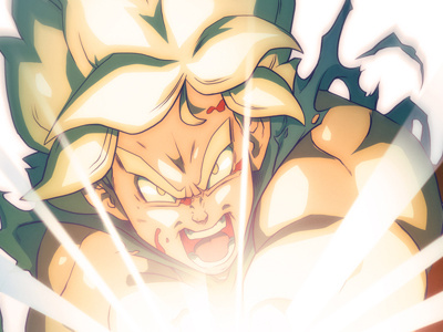 Goku color anime dbz dragonball z goku illustration