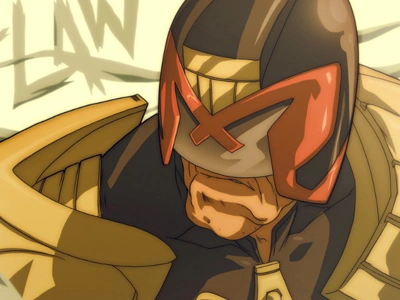 The Law anime comic dredd illustration judge dredd manga