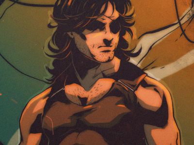 Snake Plissken Colored illustration process video sketch snake plissken time lapse